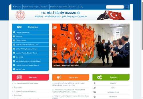 ANKARA / YENİMAHALLE - Şehit İlker Aydın Ortaokulu