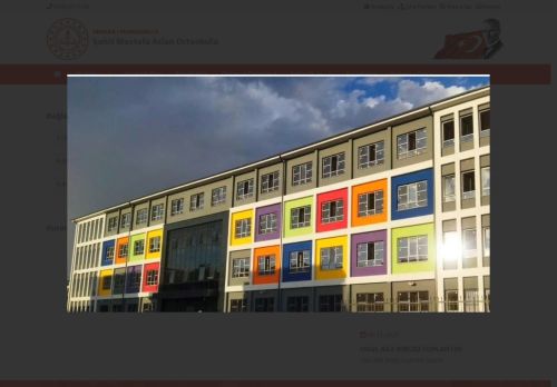 ANKARA / YENİMAHALLE - Şehit Mustafa Aslan Ortaokulu