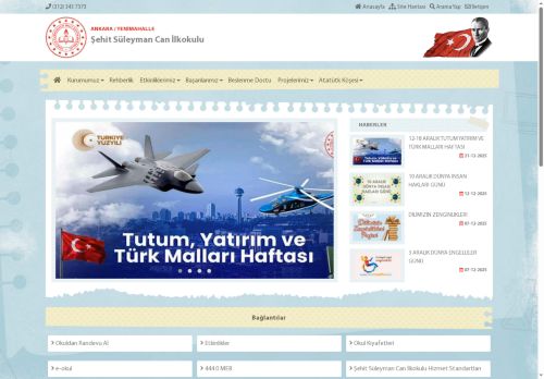 ANKARA / YENİMAHALLE - Şehit Süleyman Can İlkokulu