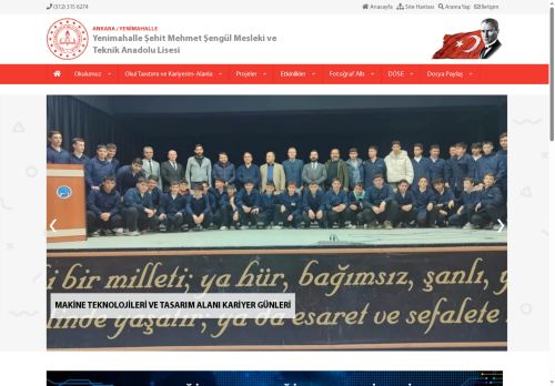 ANKARA / YENİMAHALLE - Yenimahalle Şehit Mehmet Şengül Mesleki ve Teknik Anadolu Lisesi