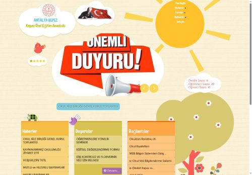 ANTALYA / KEPEZ - Kepez Özel Eğitim Anaokulu