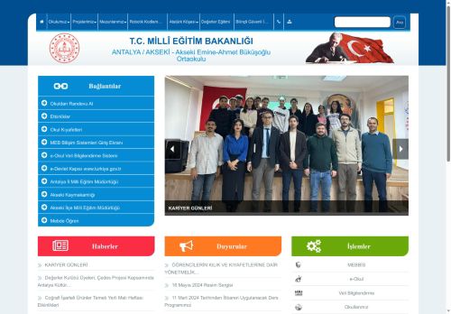 ANTALYA / AKSEKİ - Akseki Emine-Ahmet Büküşoğlu Ortaokulu