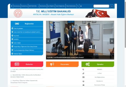 ANTALYA / AKSEKİ - Akseki Halk Eğitimi Merkezi