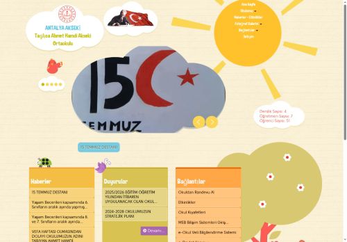 ANTALYA / AKSEKİ - Taşlıca Ahmet Hamdi Akseki Ortaokulu