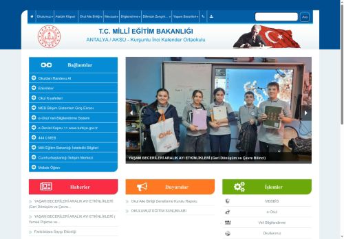 ANTALYA / AKSU - Kurşunlu İnci Kalender Ortaokulu