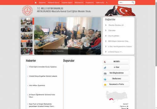 ANTALYA / AKSU - Mustafa Kemal Özel Eğitim Meslek Okulu