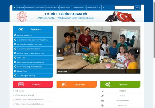 ANTALYA / AKSU - Yeşilkaraman Emin Gülmez İlkokulu