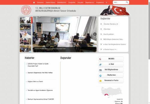 ANTALYA / GAZİPAŞA - Ahmet Tuncer Ortaokulu