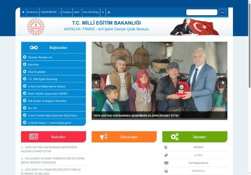 ANTALYA / FİNİKE - Arif Şehit Osman Çelik İlkokulu