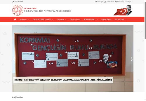 ANTALYA / FİNİKE - Finike Gıyaseddin Keyhüsrev Anadolu Lisesi