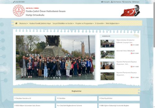ANTALYA / FİNİKE - Finike Şehit Ömer Halisdemir İmam Hatip Ortaokulu