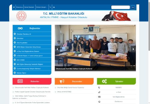 ANTALYA / FİNİKE - Hasyurt Kolaklar Ortaokulu