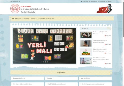 ANTALYA / FİNİKE - İncirağacı Şehit Şaban Özdemir Tankut İlkokulu