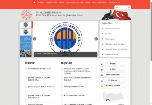 ANTALYA / ALANYA - Feyzi Alaettinoğlu Anadolu Lisesi