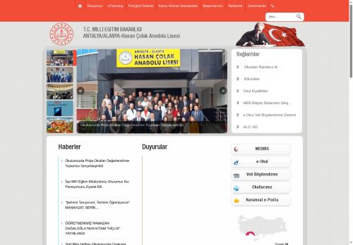 ANTALYA / ALANYA - Hasan Çolak Anadolu Lisesi