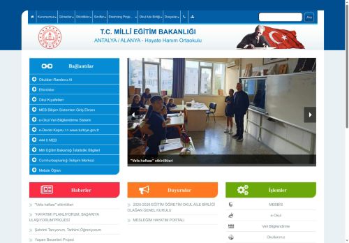 ANTALYA / ALANYA - Hayate Hanım Ortaokulu