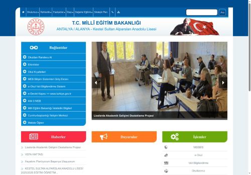 ANTALYA / ALANYA - Kestel Sultan Alparslan Anadolu Lisesi