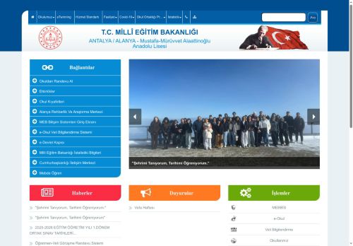 ANTALYA / ALANYA - Mustafa-Mürüvvet Alaattinoğlu Anadolu Lisesi