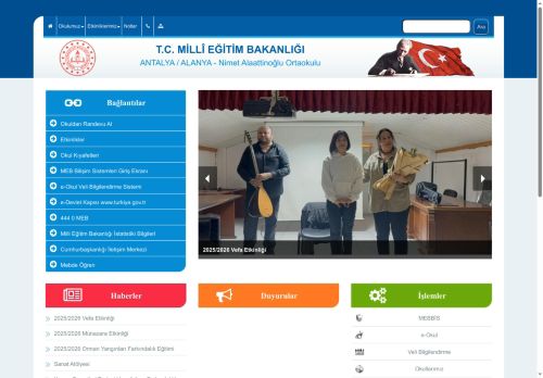 ANTALYA / ALANYA - Nimet Alaattinoğlu Ortaokulu