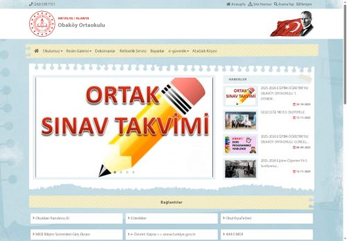 ANTALYA / ALANYA - Obaköy Ortaokulu