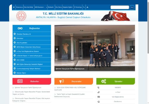 ANTALYA / ALANYA - Sugözü Cemal Coşkun Ortaokulu