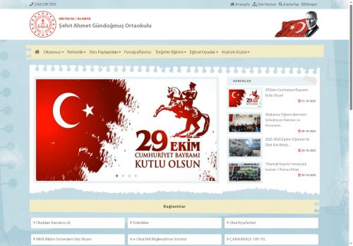 ANTALYA / ALANYA - Şehit Ahmet Gündoğmuş Ortaokulu