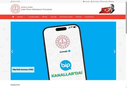 ANTALYA / ALANYA - Şehit Ömer Halisdemir Ortaokulu