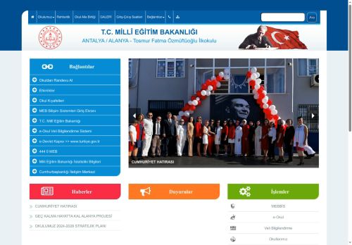 ANTALYA / ALANYA - Tosmur Fatma Özmüftüoğlu İlkokulu