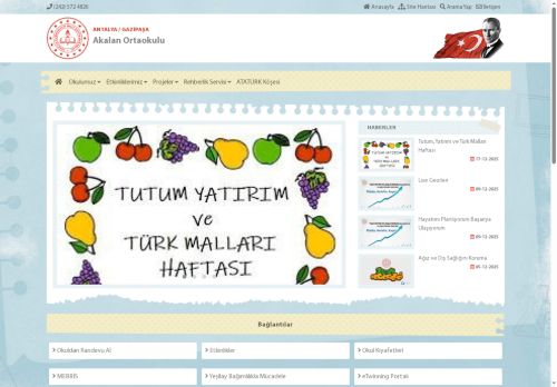 ANTALYA / GAZİPAŞA - Akalan Ortaokulu