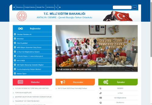 ANTALYA / DEMRE - Çevreli Bozoğlu-Tarkun Ortaokulu