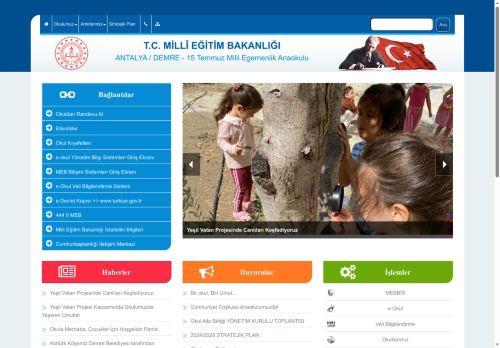 ANTALYA / DEMRE - 15 Temmuz Milli Egemenlik Anaokulu