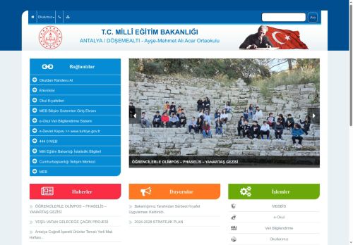 ANTALYA / DÖŞEMEALTI - Ayşe-Mehmet Ali Acar Ortaokulu