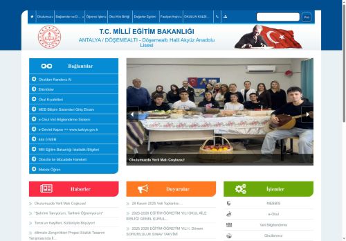 ANTALYA / DÖŞEMEALTI - Döşemealtı Halil Akyüz Anadolu Lisesi