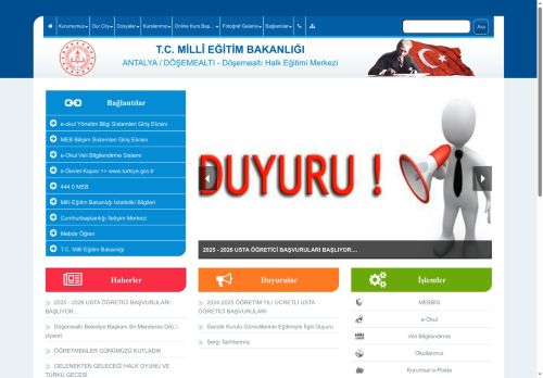 ANTALYA / DÖŞEMEALTI - Döşemealtı Halk Eğitimi Merkezi