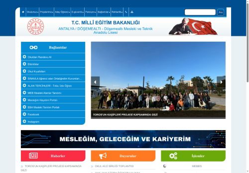 ANTALYA / DÖŞEMEALTI - Döşemealtı Mesleki ve Teknik Anadolu Lisesi