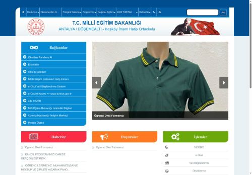 ANTALYA / DÖŞEMEALTI - Ilıcaköy İmam Hatip Ortaokulu