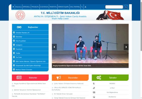 ANTALYA / DÖŞEMEALTI - Şehit Volkan Canöz Anadolu İmam Hatip Lisesi