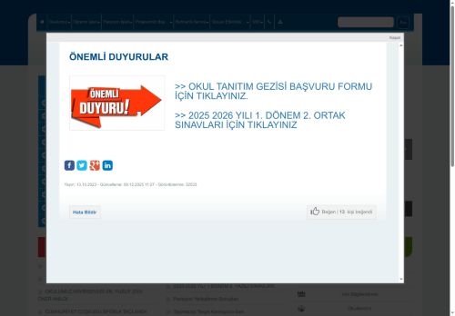 ANTALYA / DÖŞEMEALTI - Yusuf Ziya Öner Fen Lisesi