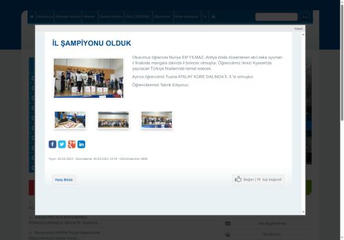 ANTALYA / ELMALI - Ali Mumcu Ortaokulu