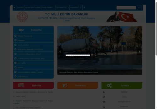 ANTALYA / ELMALI - Muhammed Hamdi Yazır Anadolu Lisesi