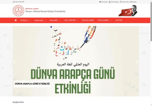 ANTALYA / ELMALI - Sinan-ı Ümmi İmam Hatip Ortaokulu