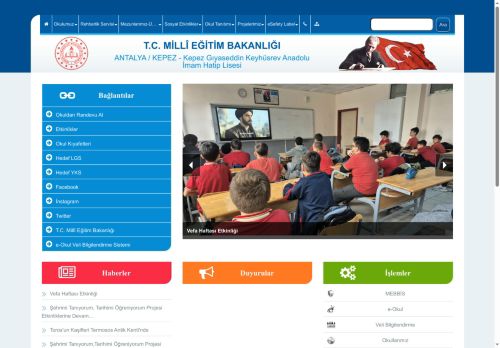 ANTALYA / KEPEZ - Kepez Gıyaseddin Keyhüsrev Anadolu İmam Hatip Lisesi