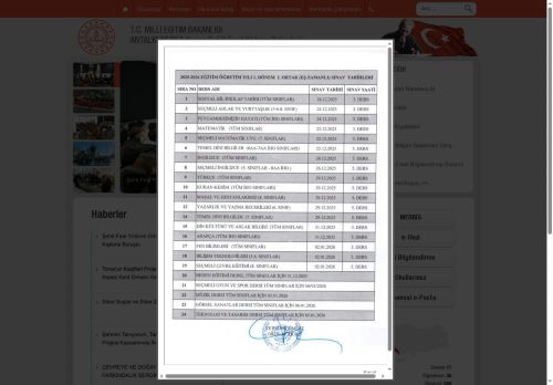 ANTALYA / KEPEZ - Kepez Şehit Fırat Yıldırım Ortaokulu
