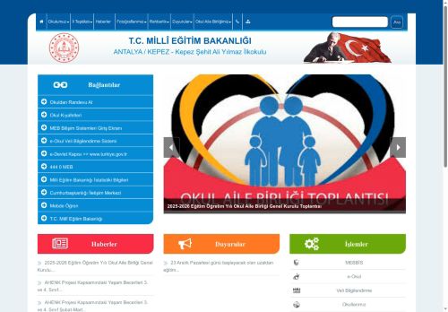 ANTALYA / KEPEZ - Kepez Şehit Ali Yılmaz İlkokulu