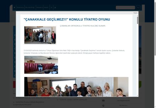 ANTALYA / GAZİPAŞA - Çobanlar Ortaokulu