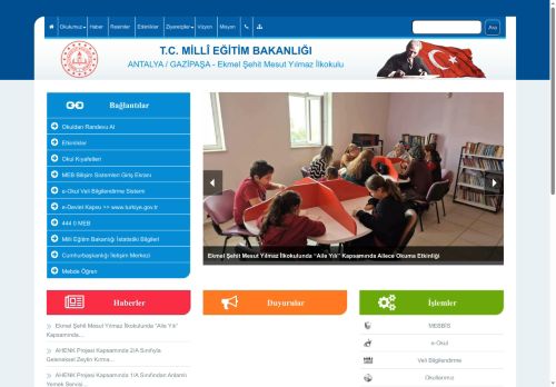 ANTALYA / GAZİPAŞA - Ekmel Şehit Mesut Yılmaz İlkokulu
