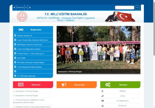 ANTALYA / GAZİPAŞA - Gazipaşa Özel Eğitim Uygulama Okulu I. Kademe