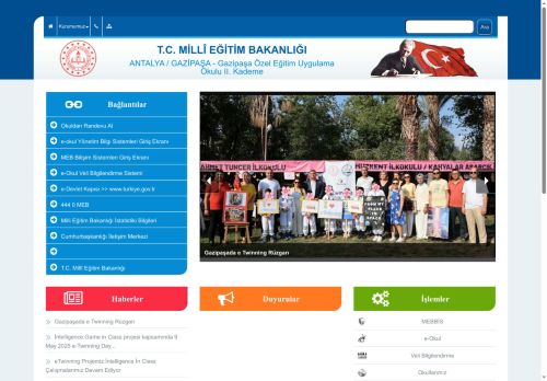 ANTALYA / GAZİPAŞA - Gazipaşa Özel Eğitim Uygulama Okulu II. Kademe