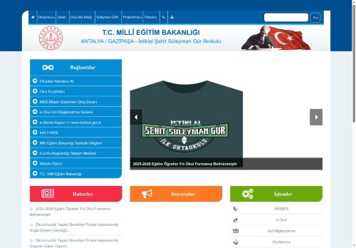 ANTALYA / GAZİPAŞA - İstiklal Şehit Süleyman Gür İlkokulu