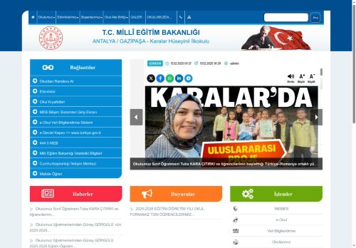 ANTALYA / GAZİPAŞA - Karalar Hüseyinli İlkokulu